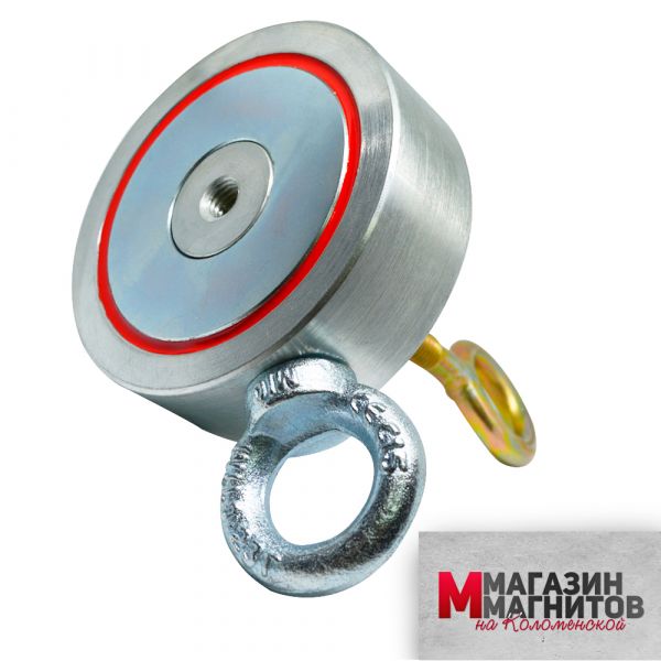 Поисковый магнит двухсторонний F300х2 Редмаг (300 кг.)